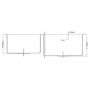 301616 CORNER RADIUS DOUBLE BOWL SINK