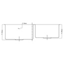 301616 CORNER RADIUS DOUBLE BOWL SINK