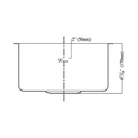 121307 SINGLE BOWL UNDERMOUNT BAR SINK