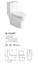 DUAL FLUSH ONE-PIECE TOILET SK153 SERIES