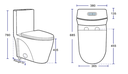 ONE-PIECE TOILET SL-011