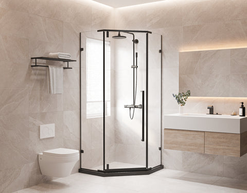 CORNER SHOWER DOOR F9-34"*34"*76"