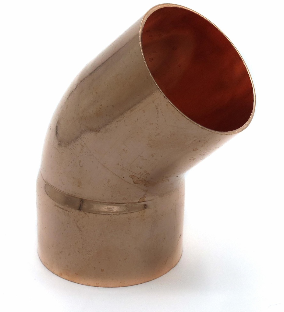 1-1/4 FITTING TO COP STR 45°WROT ELBOW