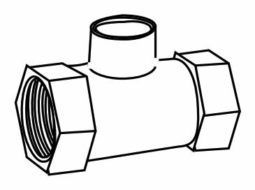 3/4X3/4X1/2 FXFXC LF CAST PRES TEE