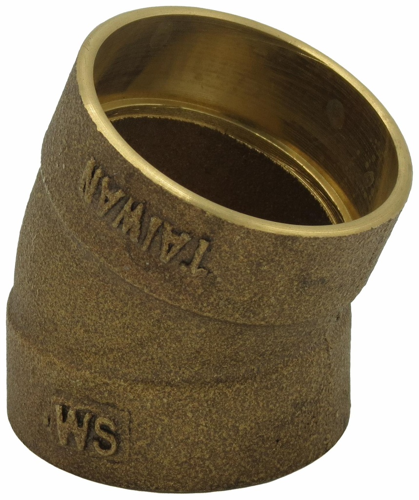 1-1/2 CXC DWV 22-1/2° ELBOW