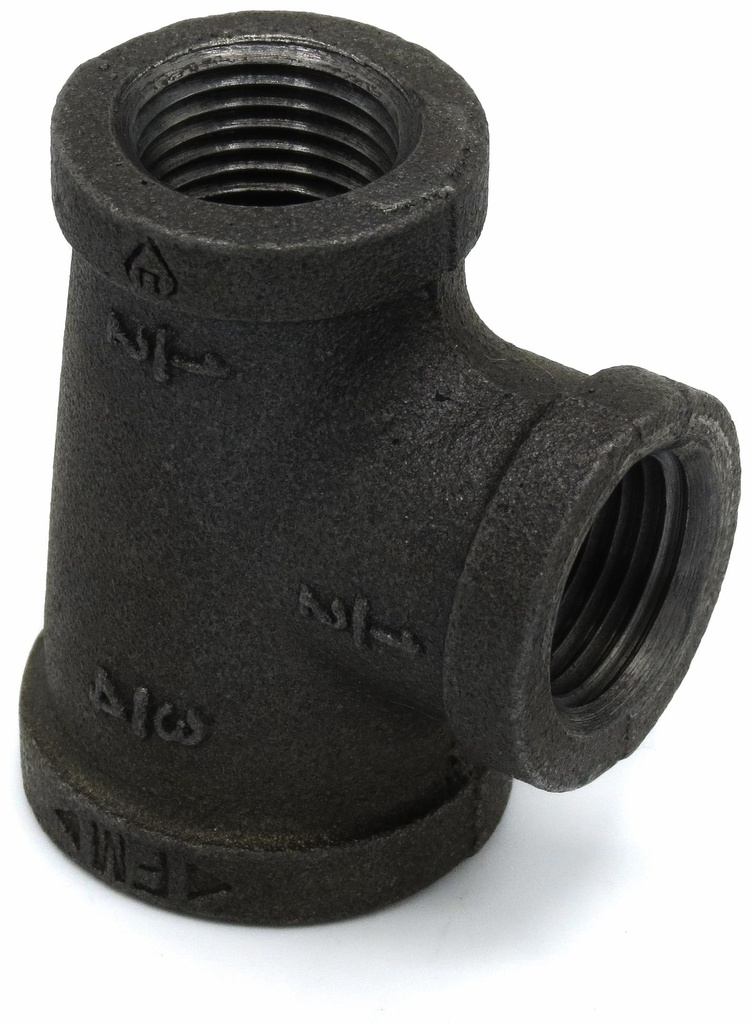 1-1/4X1/2X1/2 STD.BLK. TEE