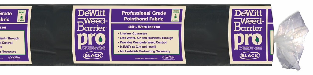 6' X300' WEED BARRIER PRO BLK-6300