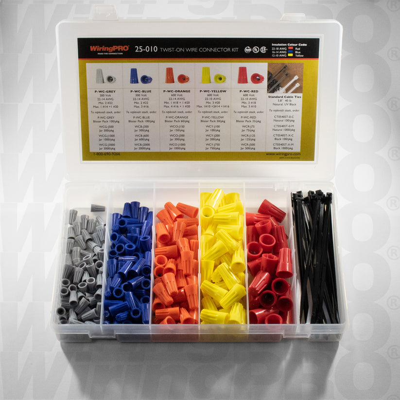 Kit Twist on Wire Connector Kit (375 pcs)