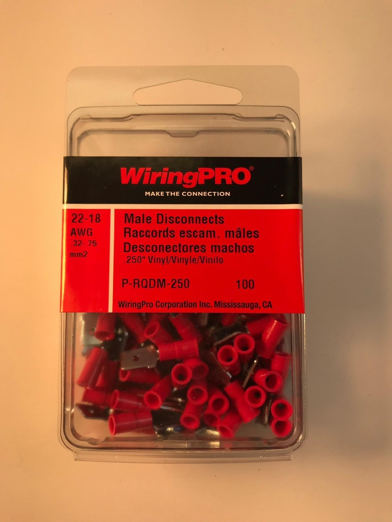 22-18 Male Quick Disconnect .250"