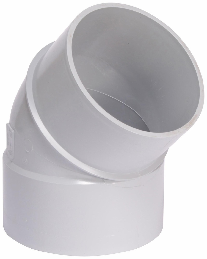 6"x90D PVC DWV ELBOW SPxH SYSTEM 15