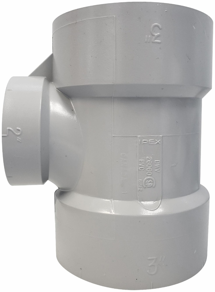 4" PVC DWV SAN TEE HxHxH SYSTEM 15