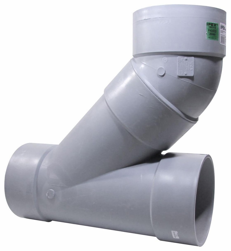 8" PVC DWV SAN TEE HxHxH SYSTEM 15