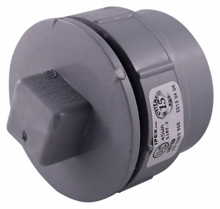 2" PVC DWV FTG C/O SPxGSKT PLUG SYSTEM 15