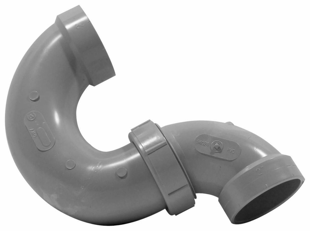 2" PVC DWV P TRAP UNION HxH SYSTEM 15