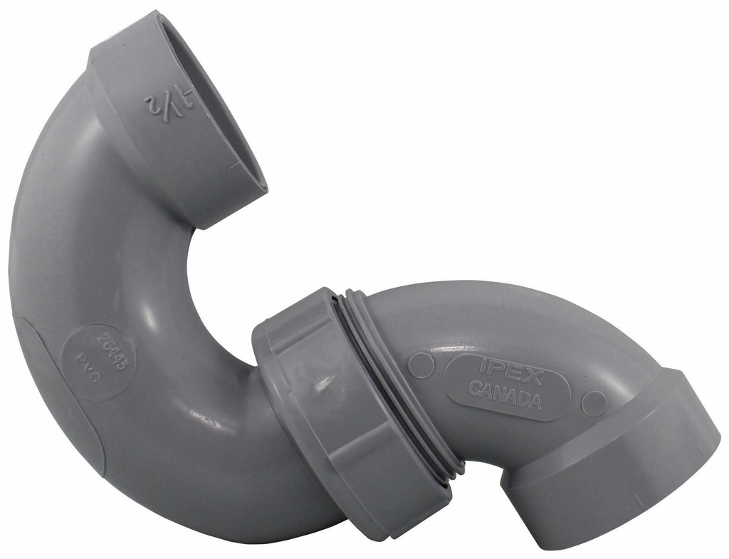 1 1/2" PVC DWV P TRAP UNION HxH SYSTEM 15