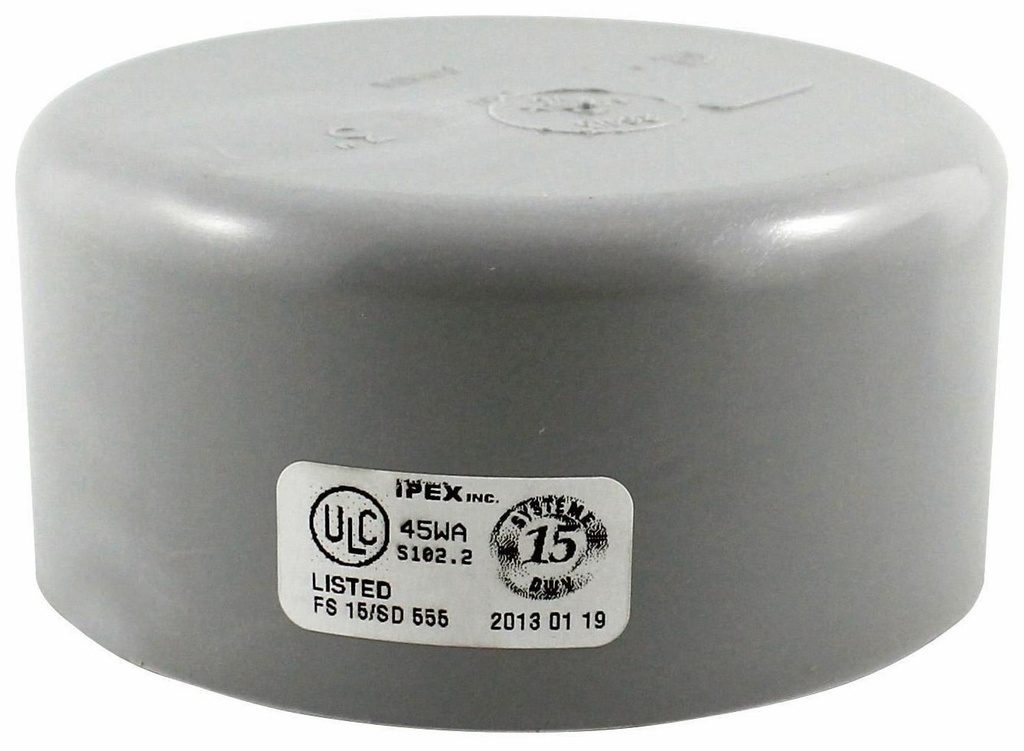 3" PVC DWV CAP HUB SYSTEM 15