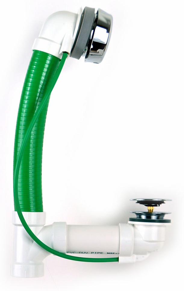 Innovator CableFlex - Tubs to 16-In - 21-In cable, PVC PVC, Chrome Plated