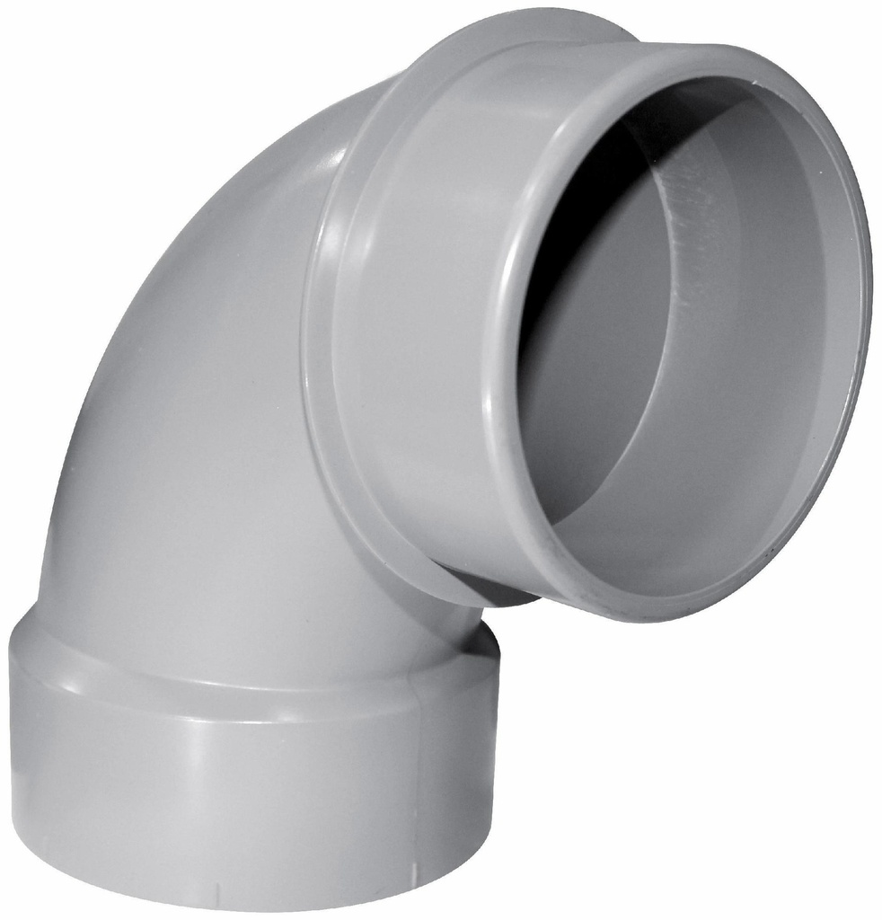 8"x90D PVC DWV ELBOW SPxH SYSTEM XFR