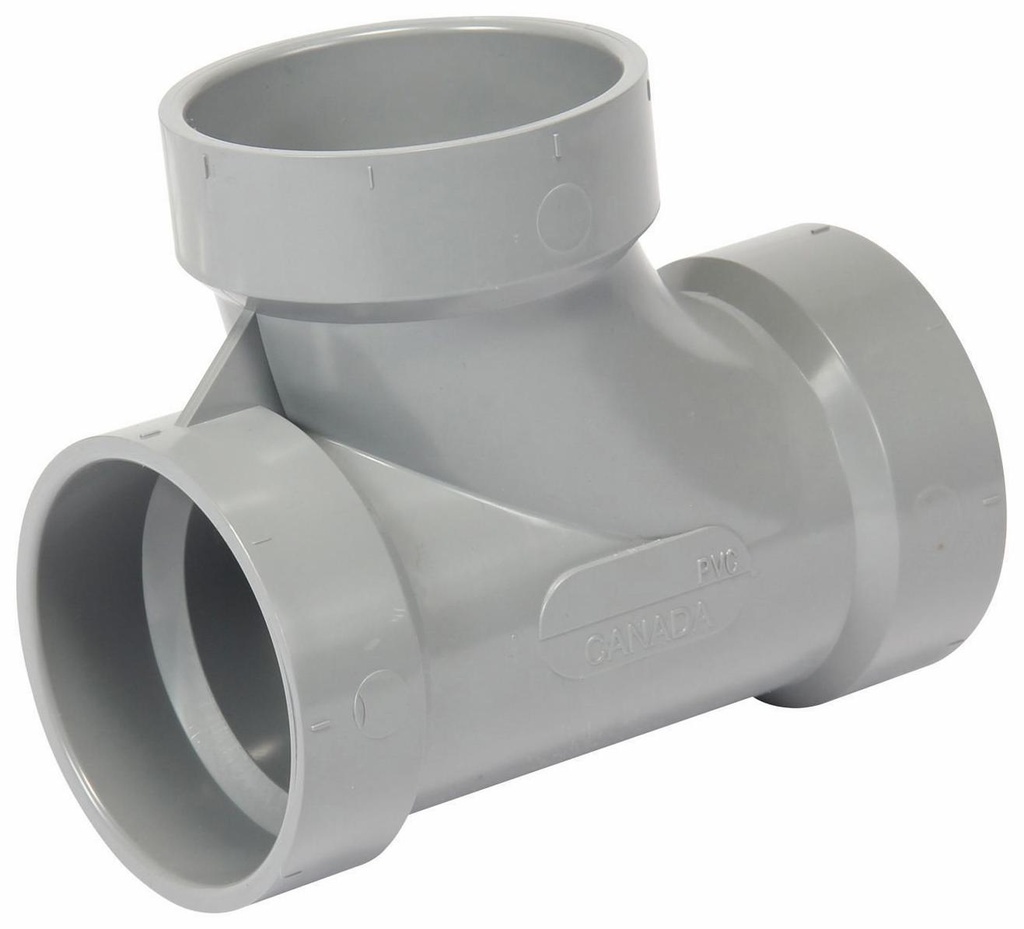 2" PVC DWV SAN TEE HxHxH SYSTEM XFR