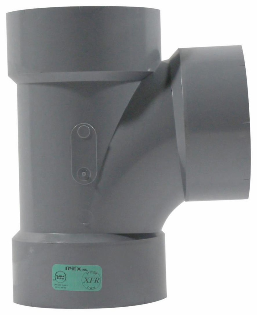 3" PVC DWV SAN TEE HxHxH SYSTEM XFR