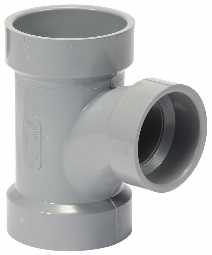 2"x1 1/2" PVC DWV SAN TEE HxHxH SYSTEM XFR