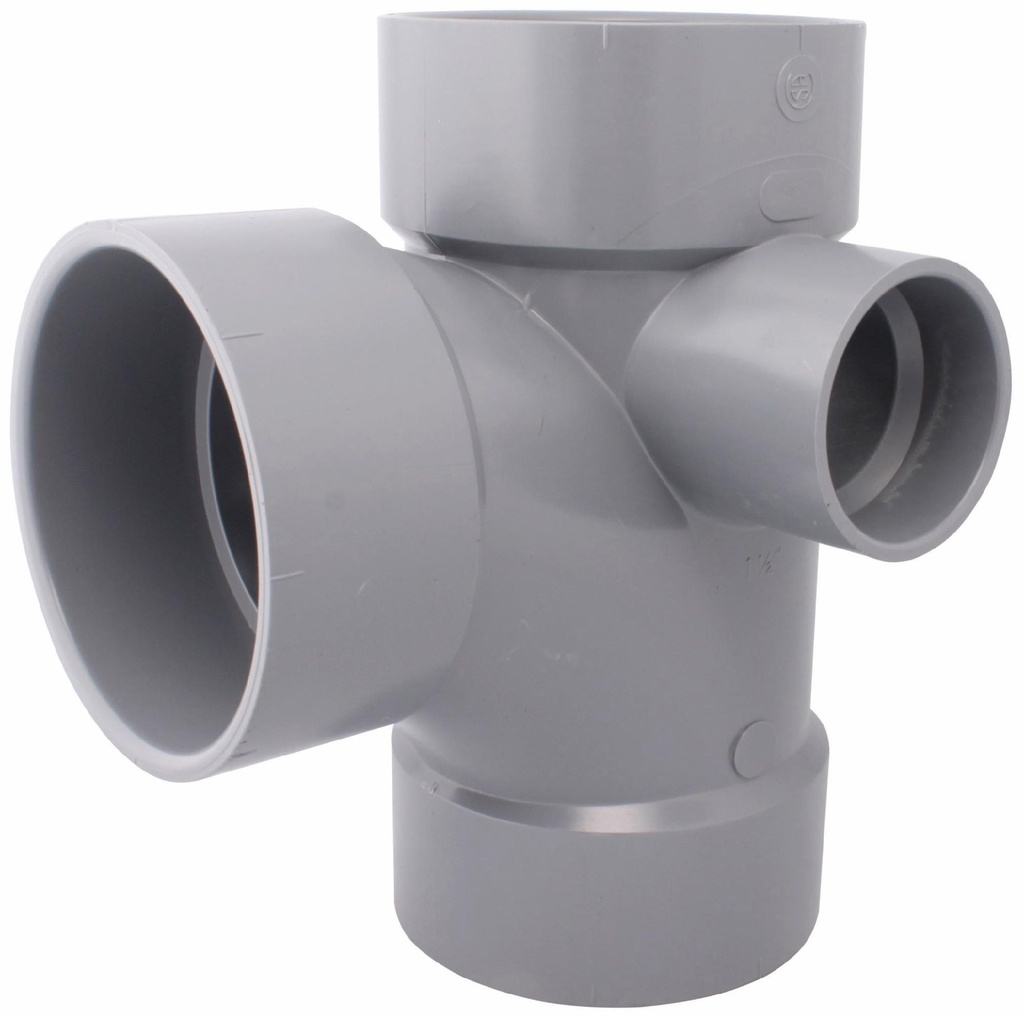 3"x1 1/2" PVC DWV RSI SAN TEE HxHxHxHSI SYSTEM XFR