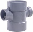 3"x1 1/2" PVC DWV DOUBLE SAN TEE HxHxHxH SYSTEM XFR