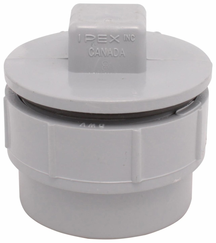 2" PVC DWV FTG C/O W/ PLUG SPxGSKT PLUG SYSTEM XFR