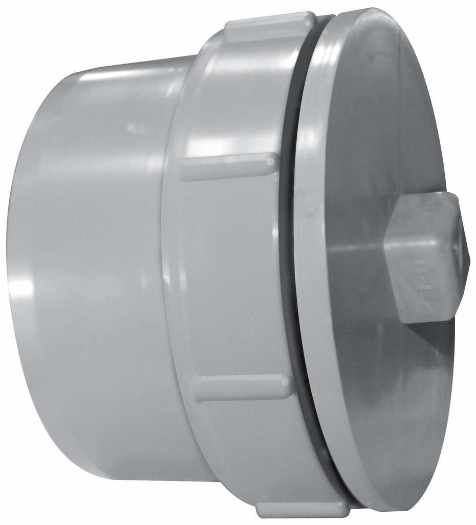 6" PVC DWV FTG C/O W/ PLUG SPxGSKT PLUG SYSTEM XFR