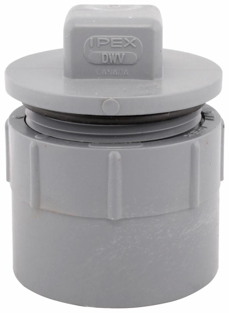 1 1/2" PVC DWV TUBE END C/O HxGKT PLUG SYSTEM XFR