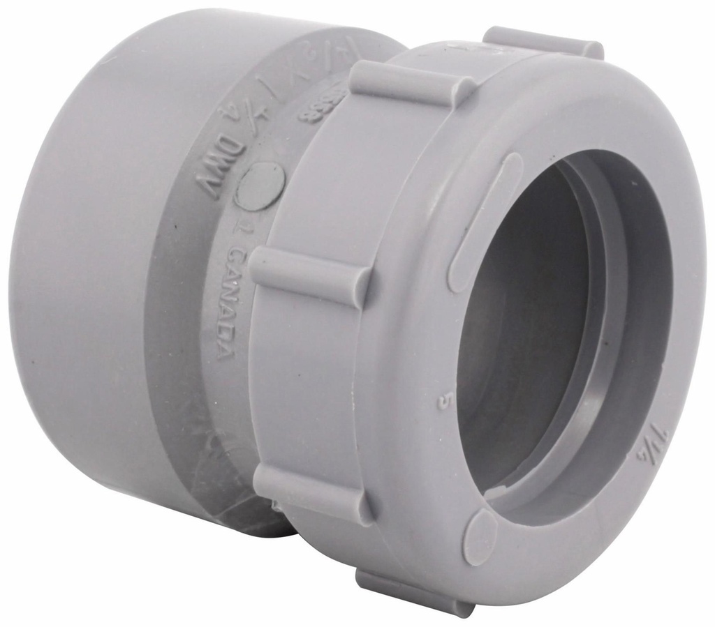 1 1/2"x1 1/4" PVC DWV TAIL PIECE ADPT SPxSJ SYSTEM XFR