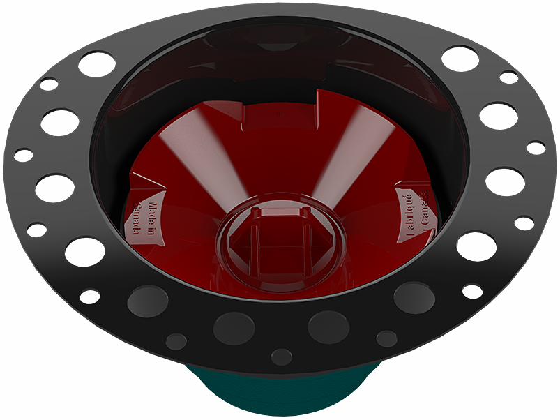 Cast Iron Island Tub Drain Testable Rough-In for Freestanding Tub