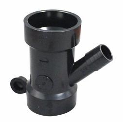 1-1/2X3/4 DISHWASH WYE CAP ABS