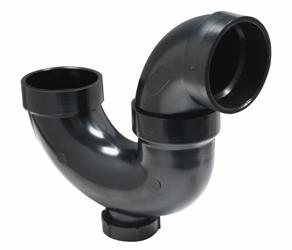 2 ABS P-TRAP WITH CLEAN-OUT HXH