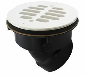 ABS 45 Degree Offset Round Shower Drain