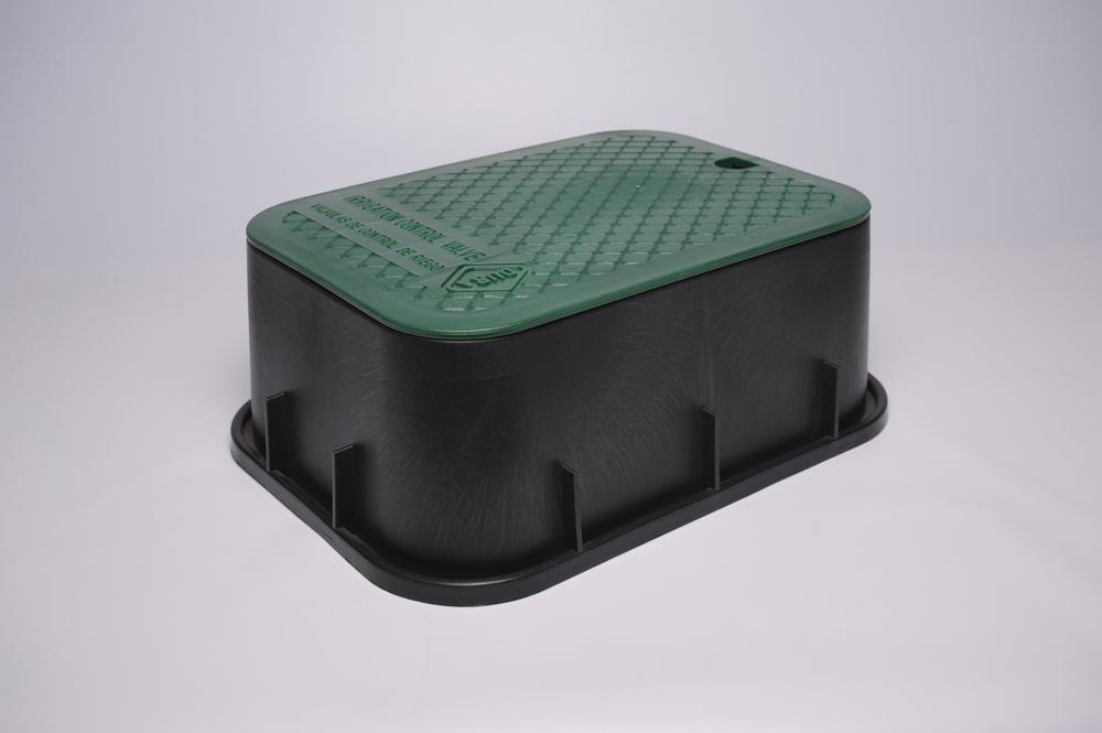 12 x 17 x 6 Green Extension Valve Box without Lid