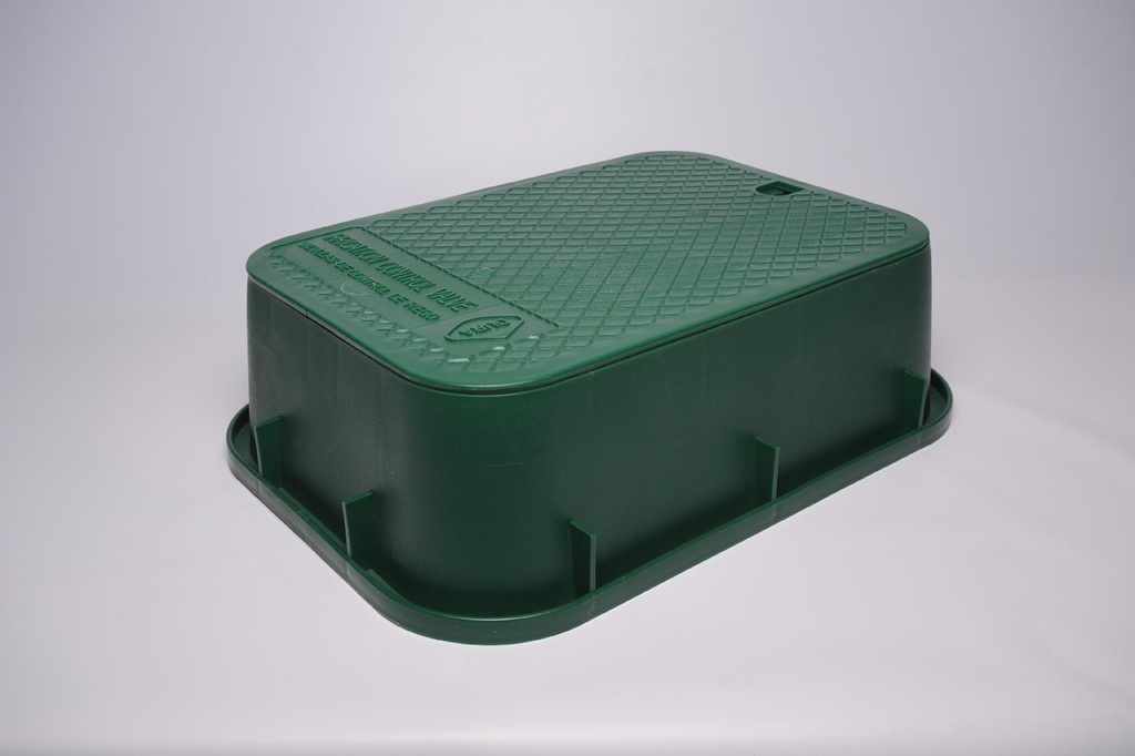 15 x 21 x 6 Green Extension Valve Box with Green ICV Lid