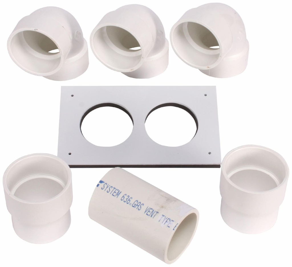 3" PVC FGV WALL TERMINATION KIT SYSTEM 636