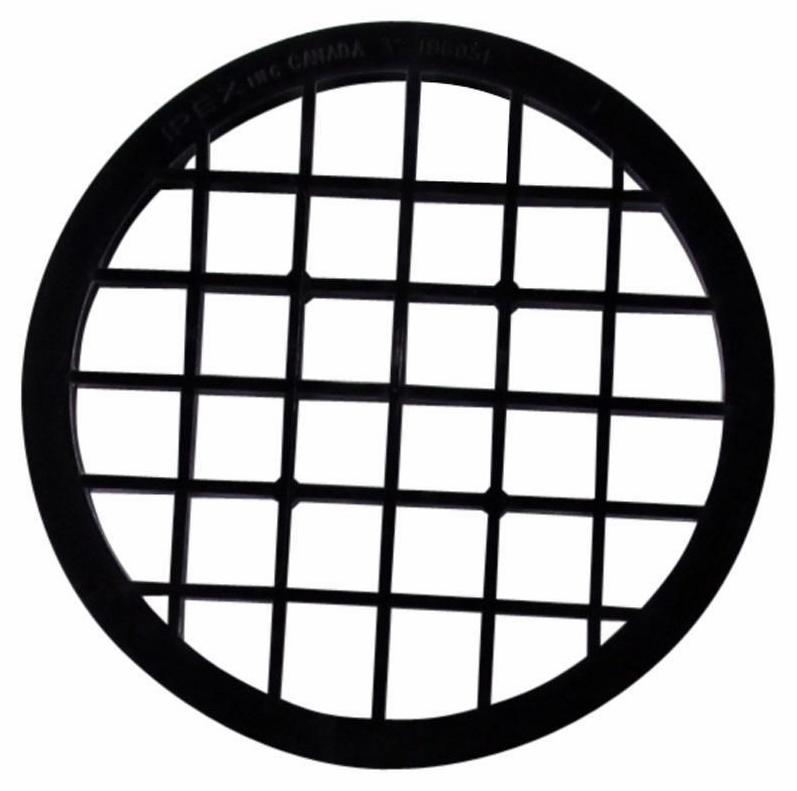 3"x3" PE TERMINATION VENT SCREEN HUB SYSTEM 636/SYSTEM 1738