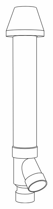 2X16 CPVC 636 CONC VENT KIT