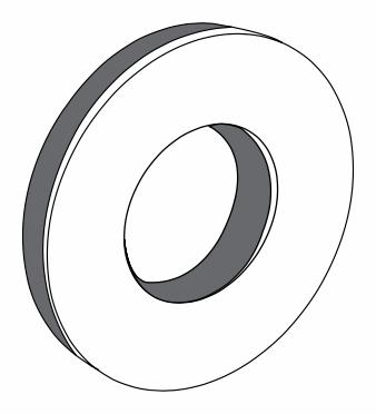 3" CPVC FACE PLATE ASSEMBLY - ROUND SYSTEM 636