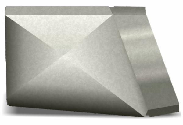 16" x 10" to 16" x 8" Duct Reducer 28ga