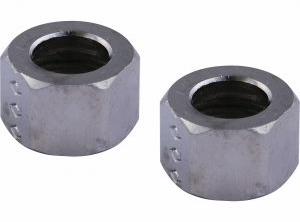 3/8 CP BRASS HEX NUTS (2)