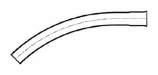 4" X 45° ELBOW 36"RAD DB2 LONG SWEEP BEND