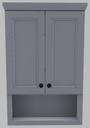 2-Door Bathroom Storage Cabinet Premium Painted Bellrose