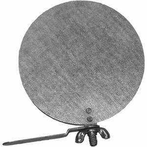 6" Round Pipe Damper with Handle Galvanized
