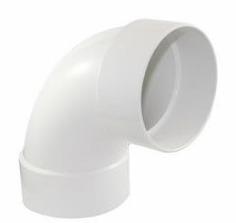 4 PVC SEWER 90 ELBOW