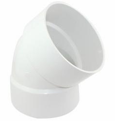 4 PVC SEWER 45 ELBOW