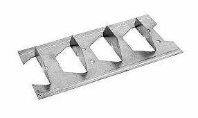 PUSH-ON RAIL 4" 10FT (10PCS)
