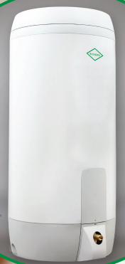 Stainless Electric: single 3kw element, 80usg capacity